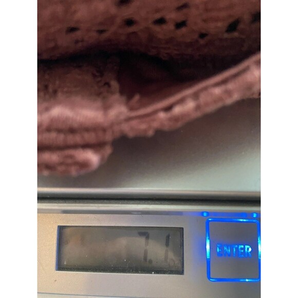 Womens Lace Henley Top Size M Brown Romantic Boho Forest Fairy Dark Coquette Y2K - Picture 12 of 12